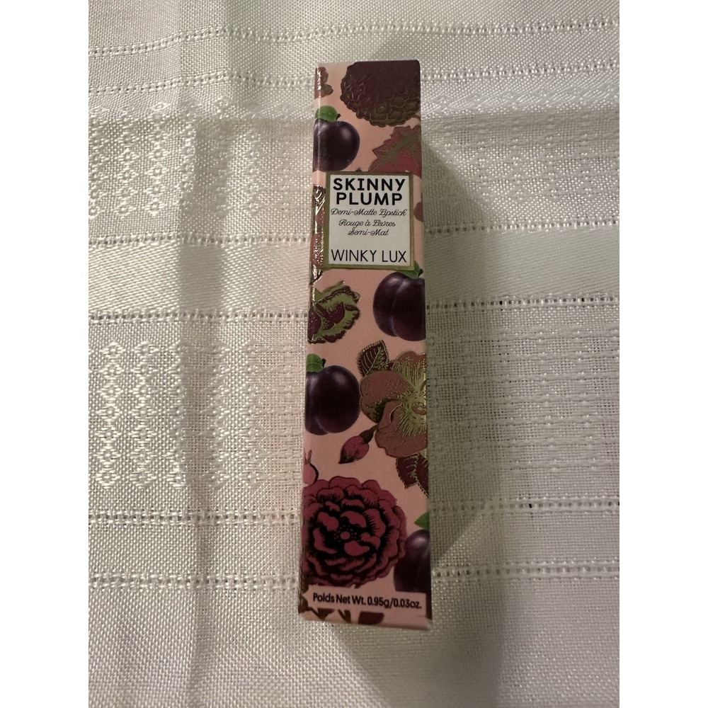 Winky‎ Lux Skinny Plump Demi-Matte Lipstick In First Crush 0.95g NIB